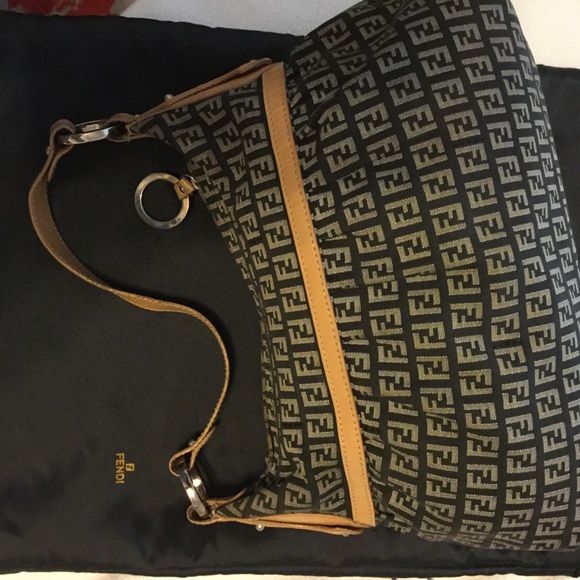 🎉SOLD🎉Fendi Zucca Chef Hobo Bag - Picture 3 of 8